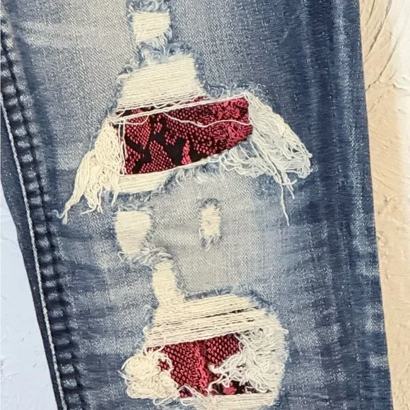 Rock Revival Collector’s Edition #445/825 Carmine Ultra High Rise Skinny Jeans - Picture 14 of 16